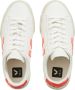 Veja Leren Logo Sneakers Vetersluiting Ronde Neus White - Thumbnail 24