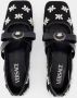 Versace Gianni Ribbon Flat Shoes Leather Black in zwart - Thumbnail 6