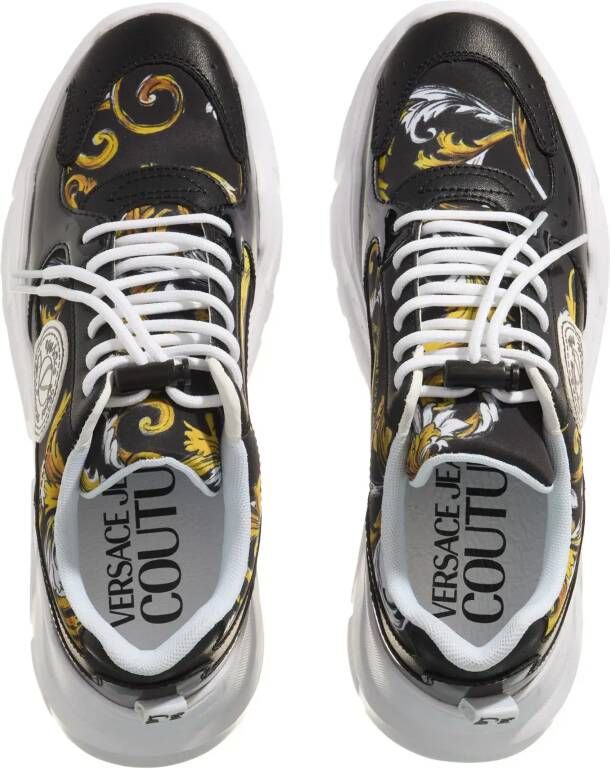 Versace Jeans Couture Low-Top Sneakers Fondo Speedtrack Dis. Sc7 in zwart