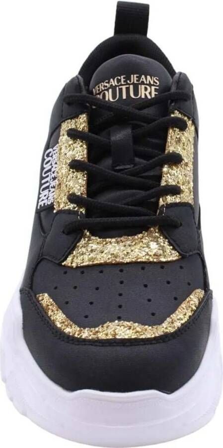 Versace Jeans Couture Low-Top Sneakers Sneaker Black in zwart