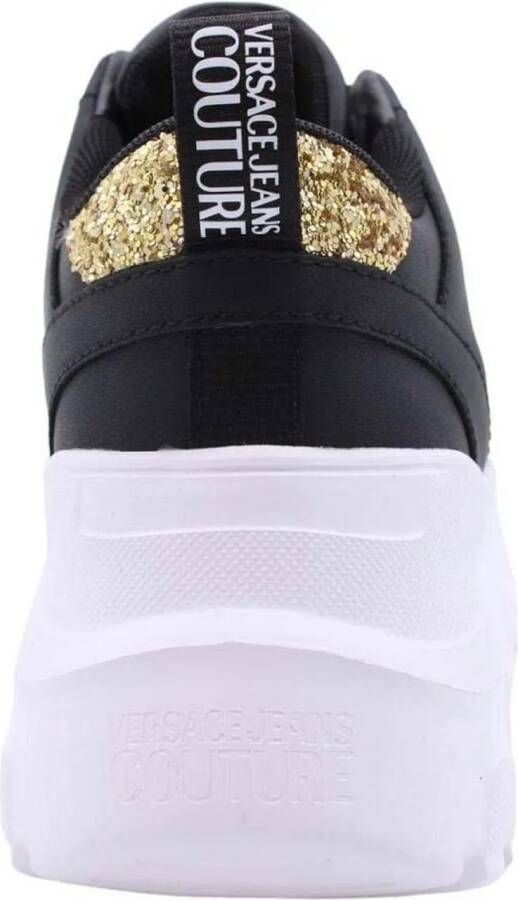 Versace Jeans Couture Low-Top Sneakers Sneaker Black in zwart