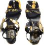 Versace Jeans Couture Zwarte sandalen voor vrouwen Aw24 Multicolor Dames - Thumbnail 11