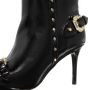 Versace Jeans Couture Zwarte enkellaarzen voor vrouwen Black Dames - Thumbnail 12