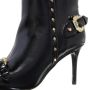 Versace Jeans Couture Zwarte enkellaarzen voor vrouwen Black Dames - Thumbnail 13