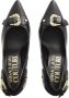 Versace Jeans Couture Zwarte Pumps voor Vrouwen Aw24 Black Dames - Thumbnail 11