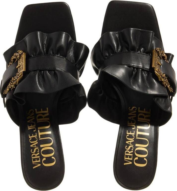 Versace Jeans Couture Sandalen met hak Fondo Emily Dis. S70 in zwart