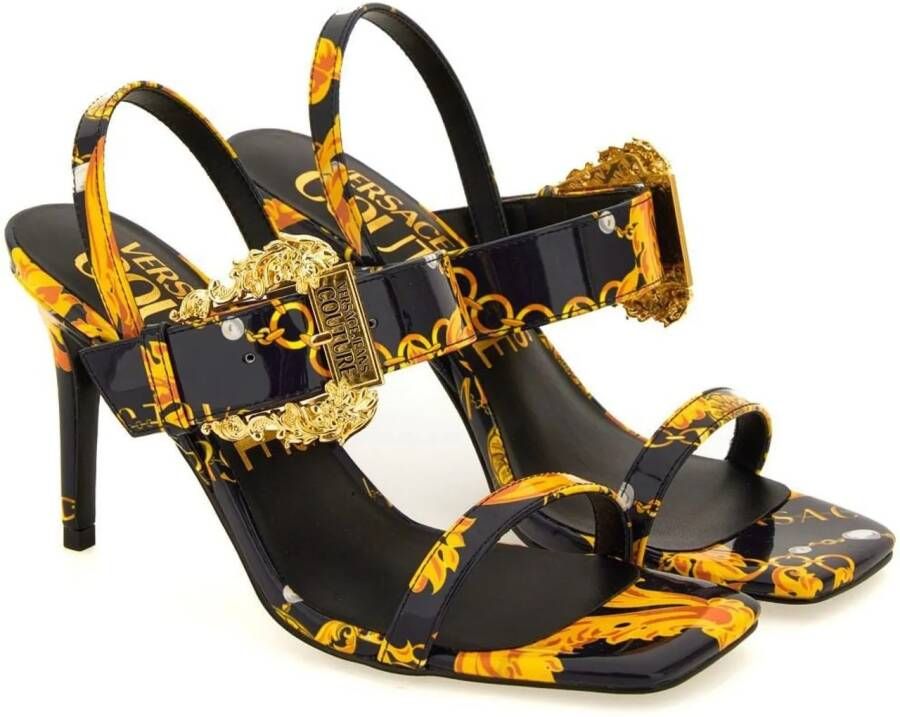 Versace Jeans Couture Sandalen Sandals Black in zwart