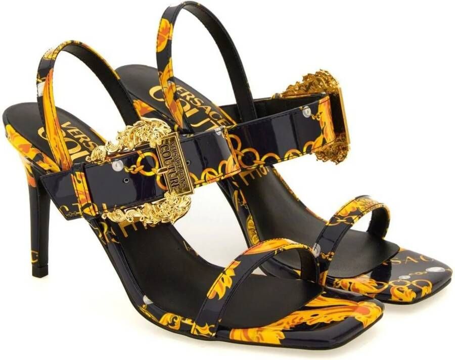 Versace Jeans Couture Sandalen Sandals Black in zwart