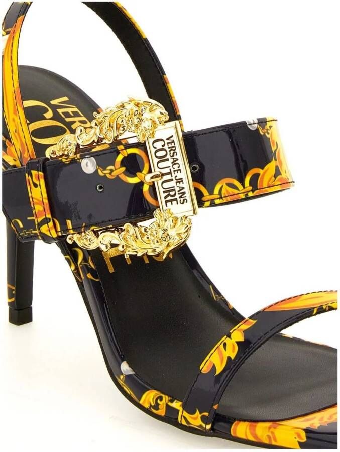 Versace Jeans Couture Sandalen Sandals Black in zwart