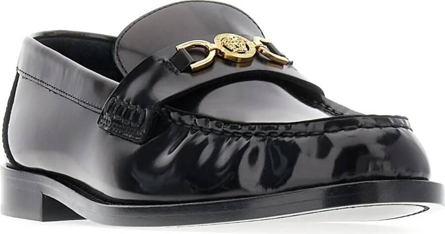 Versace Sandalen Flat shoes Black in zwart