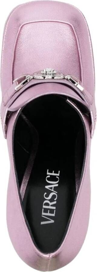 Versace Loafers Flat shoes Pink in poeder roze