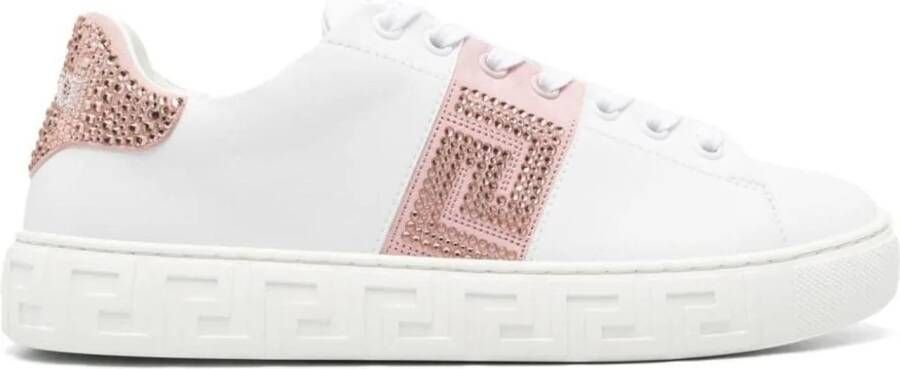 Versace Low-Top Sneakers Pink in poeder roze