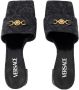 Versace Sandalen Medusa 95-Day Slides Canvas Black in zwart - Thumbnail 2