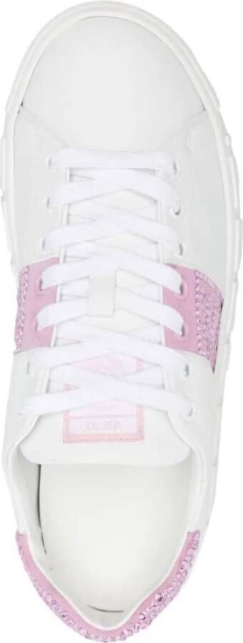 Versace Low-Top Sneakers Pink in poeder roze