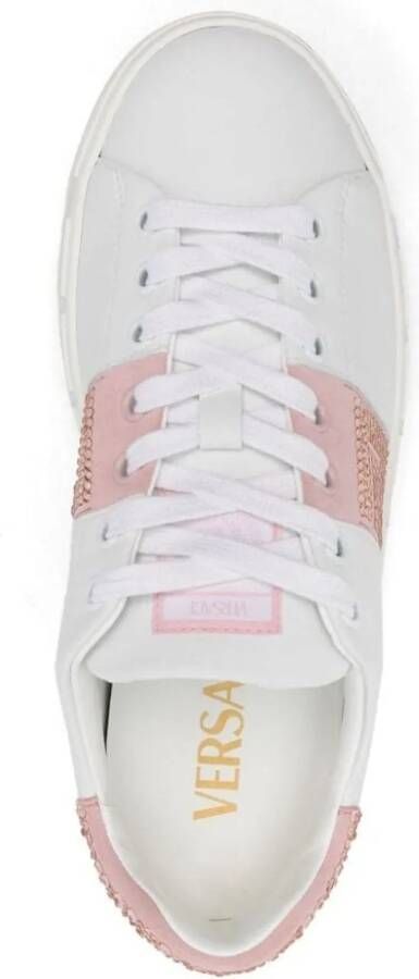 Versace Low-Top Sneakers Pink in poeder roze