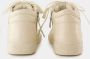 Zadig & Voltaire Low-Top Sneakers Mid Fly On Sneakers Leather White in beige - Thumbnail 7