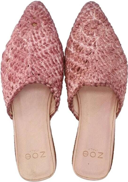 ZOE Loafers & ballerina schoenen CHANEL ROSA MULE in poeder roze