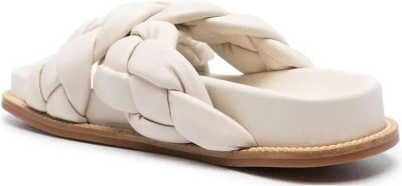 Fabiana Filippi Slippers & Mules scarpe white in wit