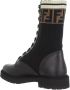 Fendi Zwarte Leren Sneakers Black Dames - Thumbnail 1