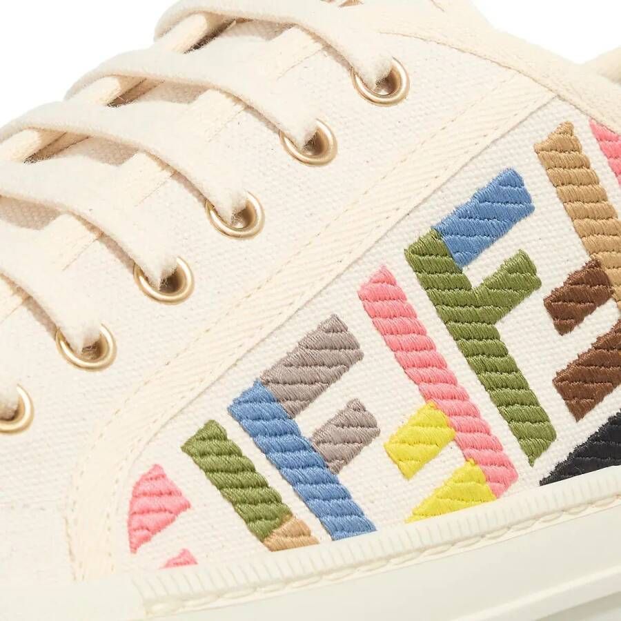 Fendi Lage-top sneaker Domino Canvas in meerkleurig