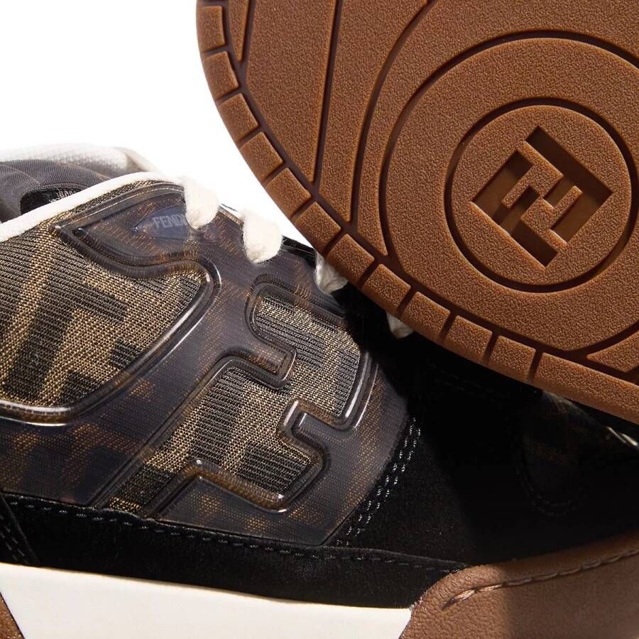 Fendi Sneakers Low Top Match Sneaker in bruin