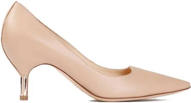 Gabriela Hearst Pumps & high heels Dark Camel Lamb Leather Sofia Pump in beige