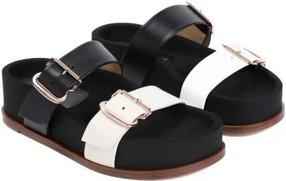 Gabriela Hearst Sandalen Wren Black Lamb Leather Ballerinas in zwart