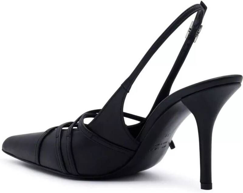 Gia Borghini Hoge hakken GIABORGHINI Schwarze Pumps mit Schnallendetails in zwart