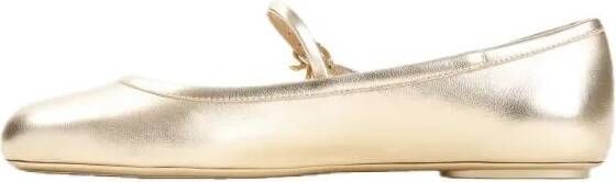 Gianvito Rossi Loafers Carla Ballerina in goud