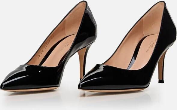 Gianvito Rossi Hoge hakken 70mm Patent Leather Pump in zwart