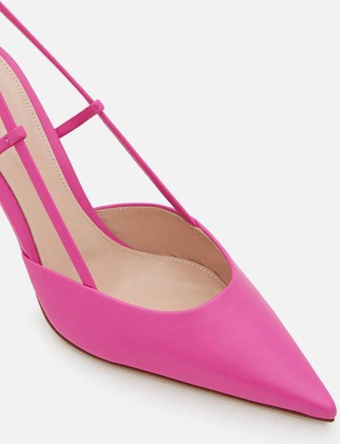 Gianvito Rossi Hoge hakken 85Mm Ascent Leather Pumps in roze