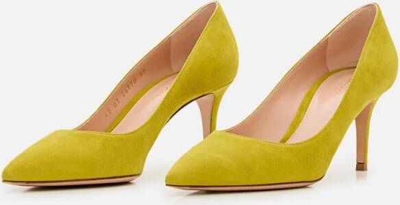 Gianvito Rossi Hoge hakken Green Suede Pump in groen