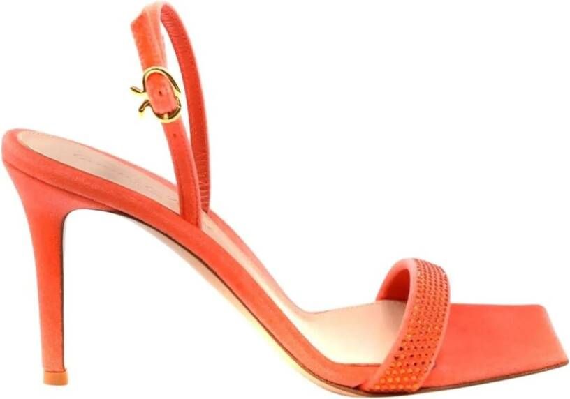 Gianvito Rossi Sandalen Sandal Orange in oranje