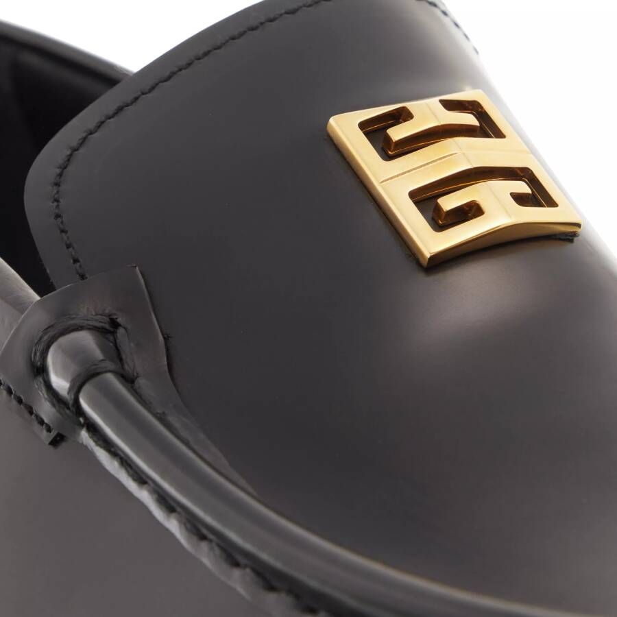 Givenchy Loafers & ballerina schoenen Black Leather Flat Shoes in zwart - Foto 1