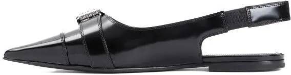 Givenchy Loafers Leather Ballerina in zwart