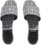 Givenchy Sandalen 4G Flat Sandals Jacquard in wit - Thumbnail 1