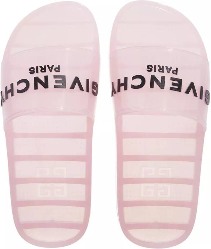 Givenchy Slippers Flat Sandals in poeder roze