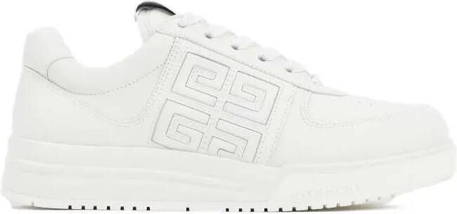 Givenchy Lage-top sneaker White Leather G4 Basket Sneakers in beige