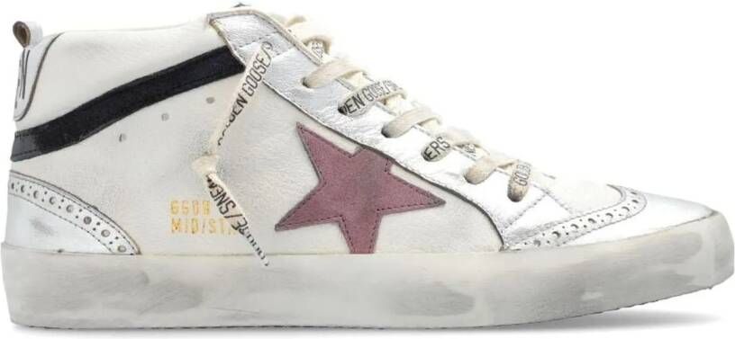 Golden Goose Low-Top Sneakers Blue in wit