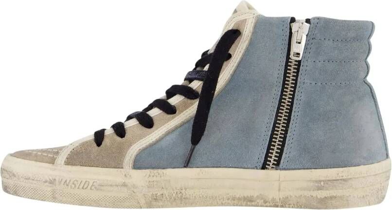 Golden Goose Low-Top Sneakers Dames Slide Wave in blauw