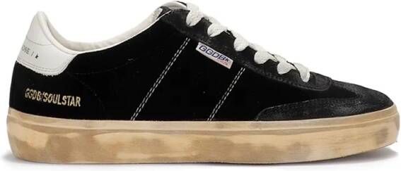 Golden Goose Low-Top Sneakers Dames Soul-Star Sneaker Zwart in zwart