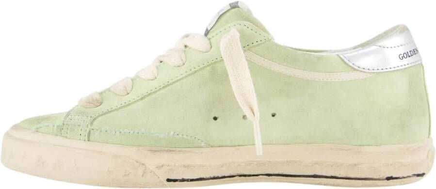 Golden Goose Low-Top Sneakers Dames Super-Star in groen