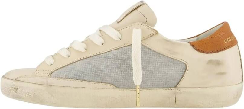 Golden Goose Low-Top Sneakers Dames SuperStar Double Sneaker Beige in beige