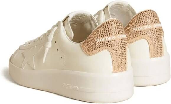 Golden Goose Low-Top Sneakers Light Beige Leather Suede Blend Pure Star Sneakers in beige