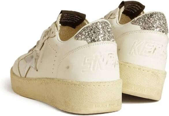 Golden Goose Low-Top Sneakers White Silver-Tone Ball Star 2 Sneakers in wit