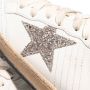 Golden Goose Glitter Sneakers met Gebarsten Leren Neus White Dames - Thumbnail 2