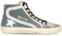 Golden Goose Low-Top Sneakers Blue Hightop Suede Leather Sneakers in blauw - Thumbnail 1