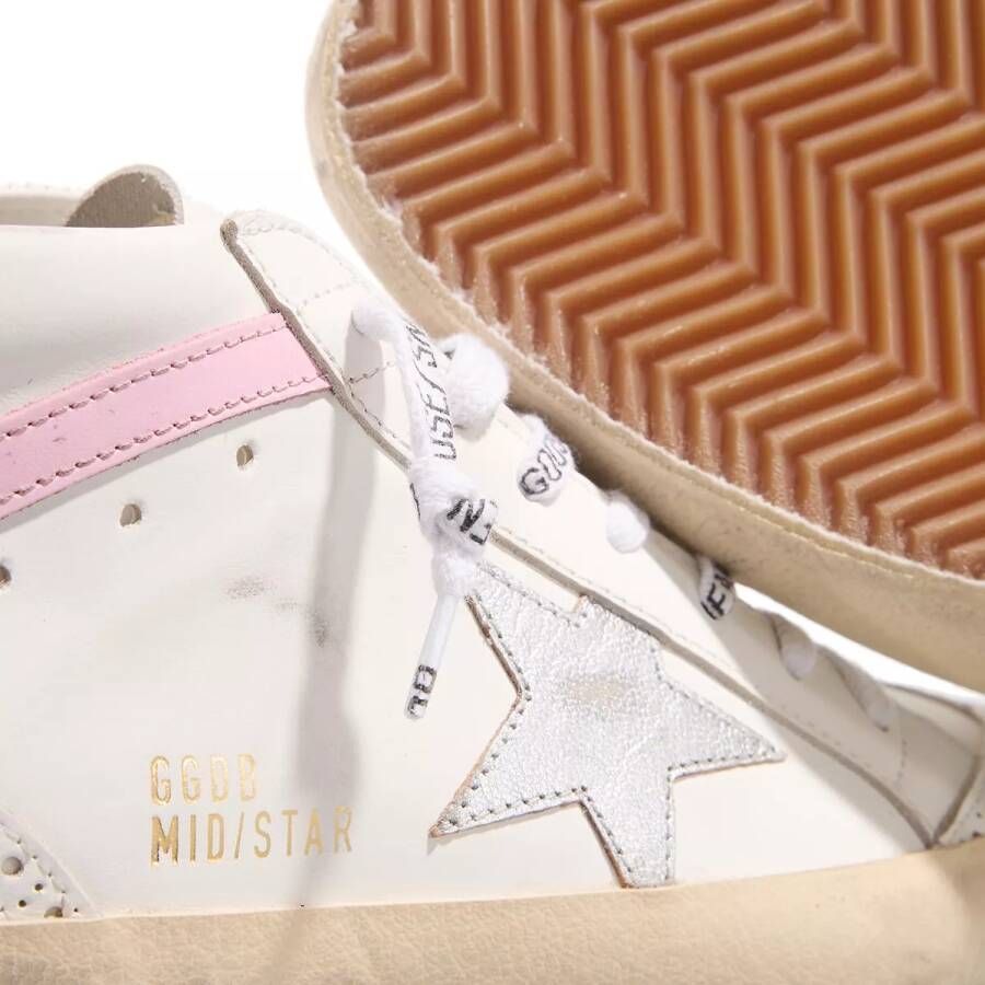 Golden Goose Sneakers Mid Star in poeder roze