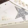 Golden Goose Sneakers Midstar Leather Upper Silver Glitter in wit - Thumbnail 1