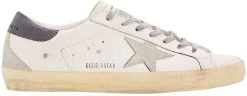 Golden Goose Sneakers Super Star Leather Sneakers in wit